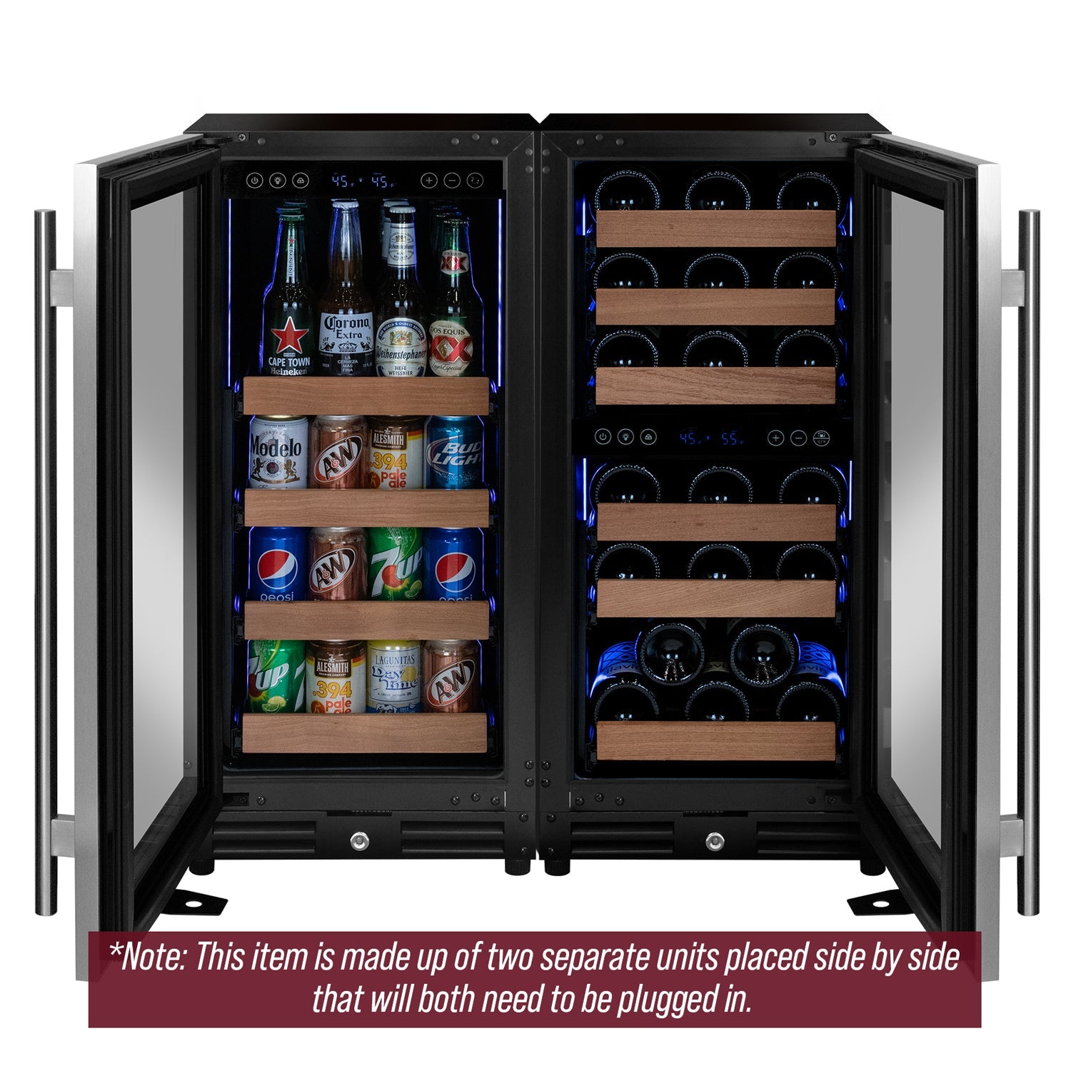 Allavino Reserva Series 30 Bottle / 88 Can Dual Zone Wine & Beverage Center