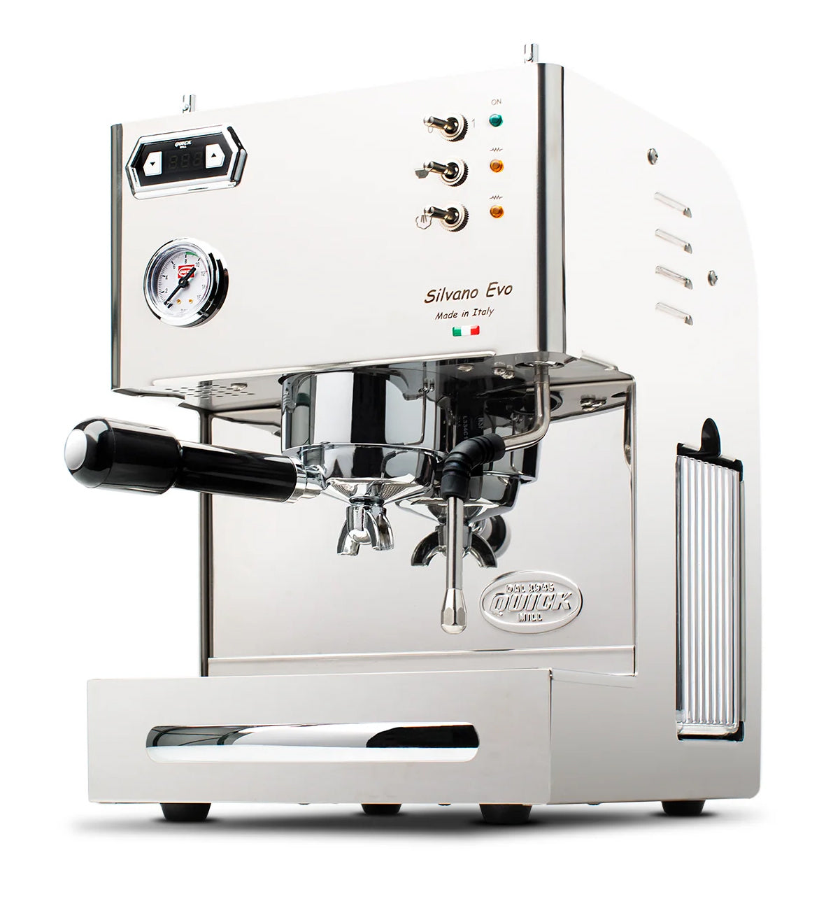 Quick Mill Silvano Evo Espresso Machine — Stainless Steel