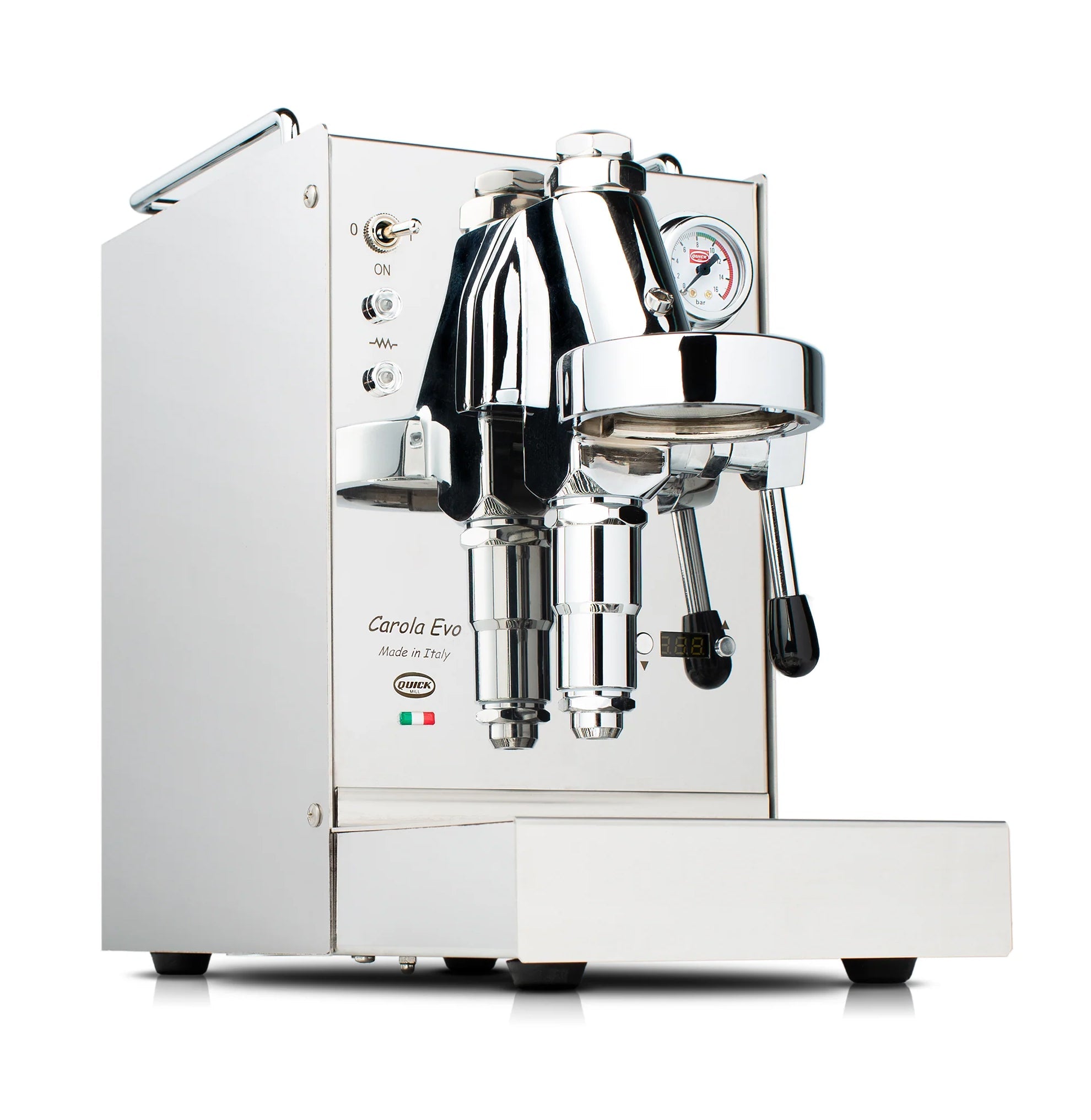 Quick Mill Carola Evo Espresso Machine — Stainless Steel