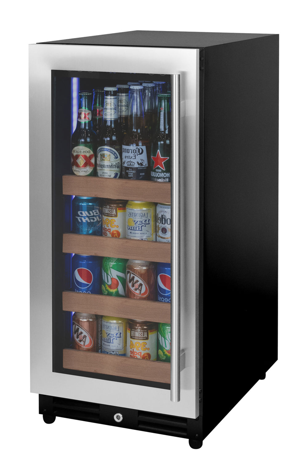 Allavino Reserva Series 15″ Built-In Beverage Center (42 Can) – Stainless Steel, Left Hinge