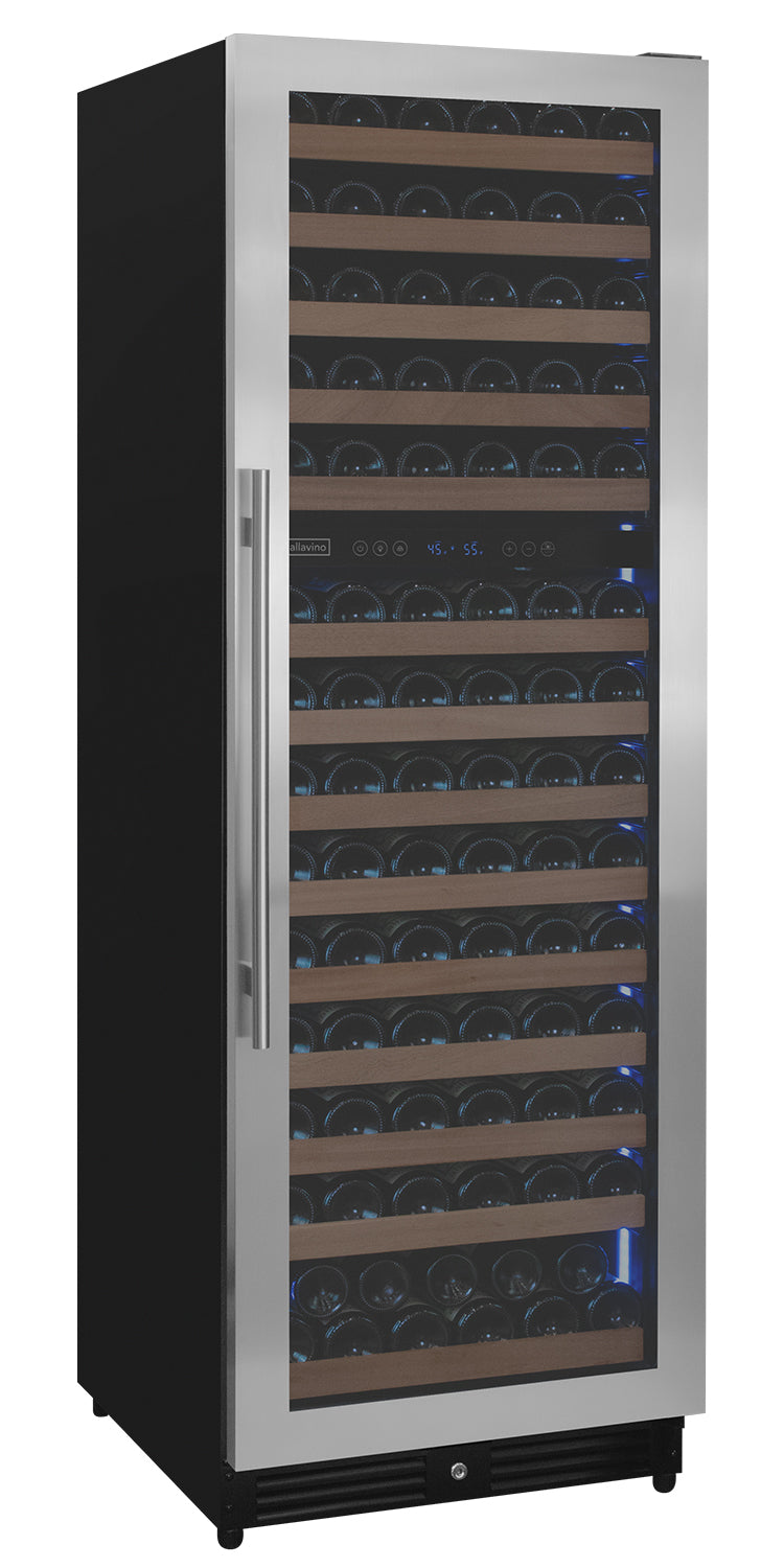 Allavino Reserva Series 154 Bottle Dual Zone Built-In Wine Refrigerator – Stainless Steel Door, Right Hinge