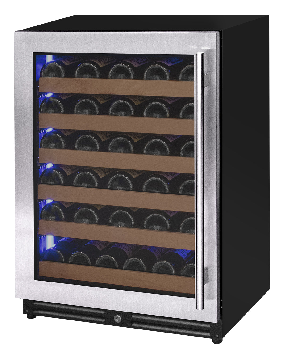 Allavino Reserva Series 51-Bottle Single Zone Built-In Wine Refrigerator Stainless Steel Door · Left-Hinged