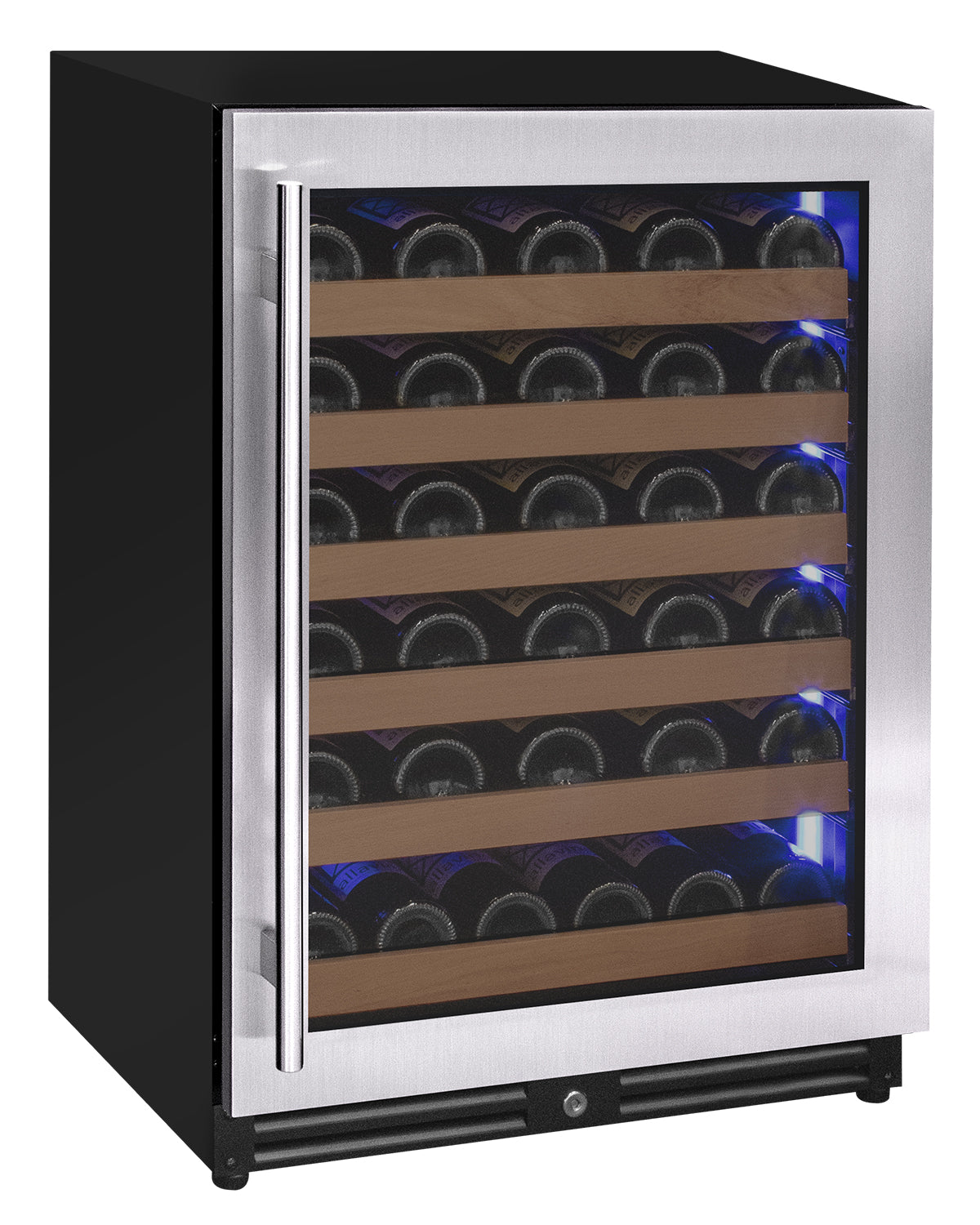 Allavino Reserva Series 51-Bottle Single Zone Built-In Wine Refrigerator Stainless Steel Door · Right-Hinged