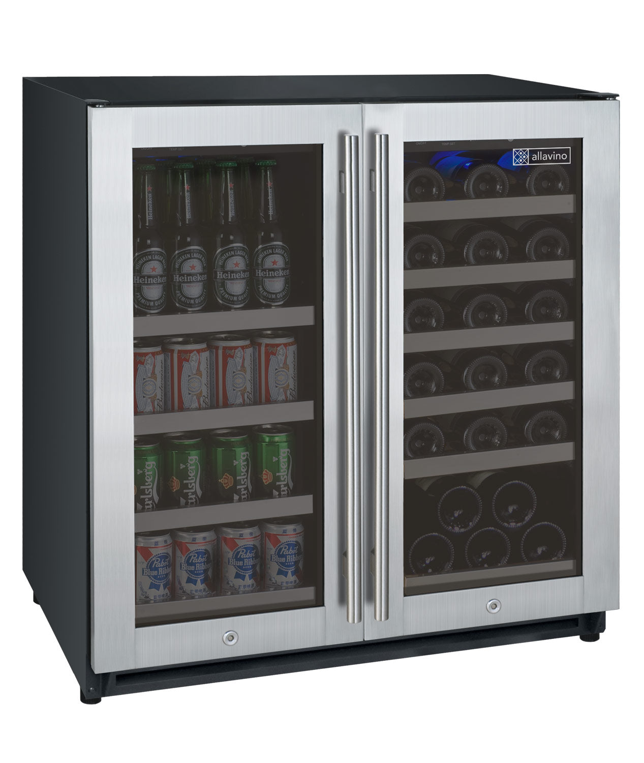 Allavino 30″ FlexCount II Dual Zone Wine Refrigerator & Beverage Center